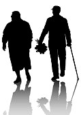 een-ouder-echtpaar-wandelen